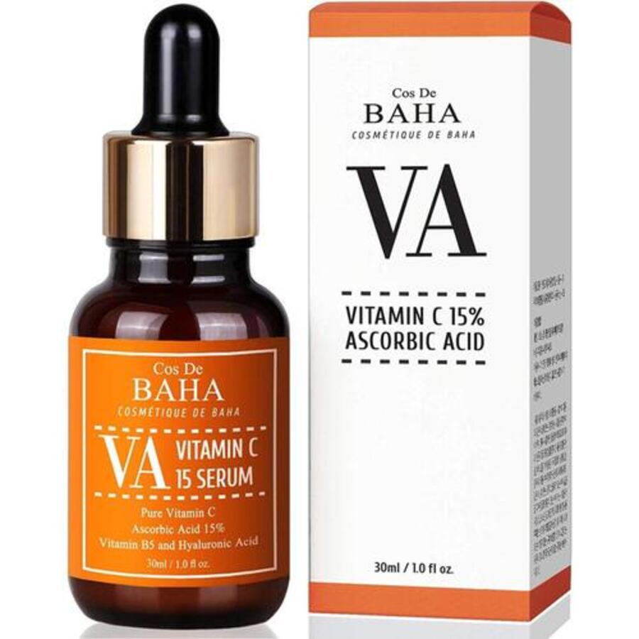 COS DE BAHA С - Vitamin C 15% Ascorbic Acid, 30мл. Cos De BAHA Сыворотка осветляющая с витамином