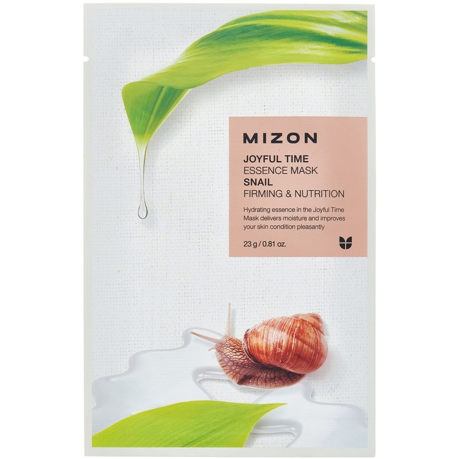 MIZON Mizon Joyful Time Essence Mask Snail, 23гр. Маска для лица тканевая с муцином улитки