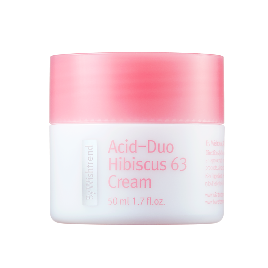 B&D By Wishtrend Acid-Duo Hibiscus 63 Cream, 50мл. Крем для лица с гибискусом и мягкими кислотами