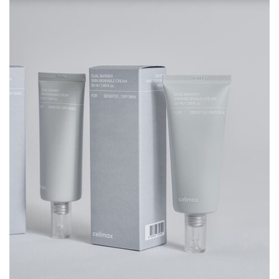 CELIMAX Celimax Dual Barrier Skin Wearable Cream, 50мл. Крем для лица для восстановления защитного барьера кожи