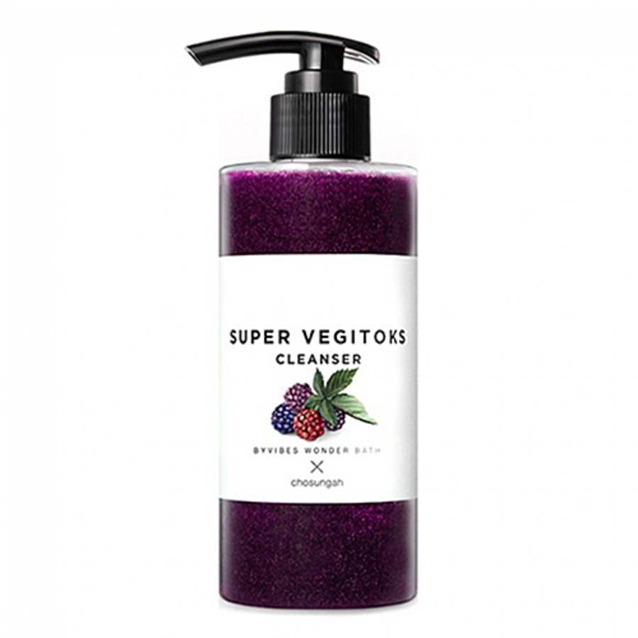 WONDER BATH Wonder Bath Purple Byvibes Super Vegitoks Cleanser, 300мл. Детокс - гель для лица антивозрастной