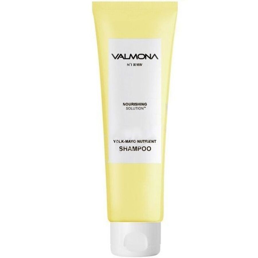 VALMONA Valmona Nourishing Solution Yolk-Mayo Nutrient Shampoo, 100мл. Шампунь для волос питательный с экстрактом яичного желтка