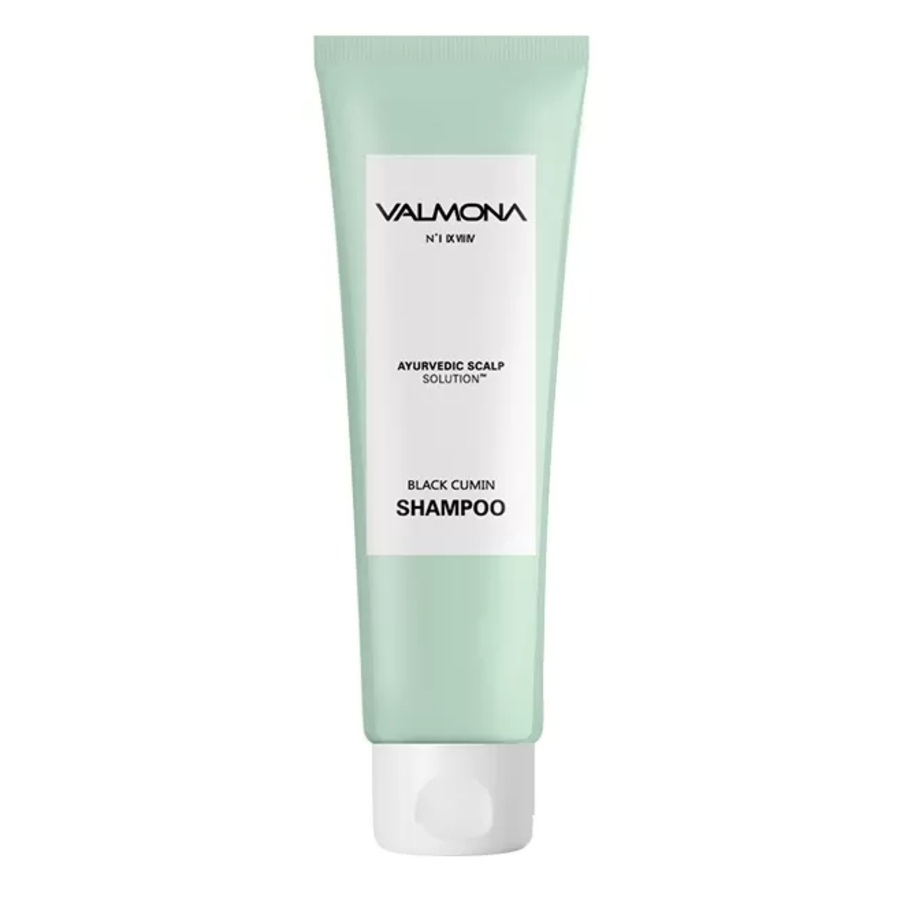 VALMONA Valmona Ayurvedic Scalp Solution Black Cumin Shampoo, 100мл. Шампунь для волос с экстрактами женьшеня и чёрного тмина