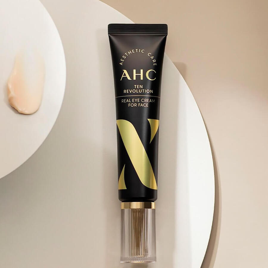 AHC Ten Revolution Real Eye Cream For Face, 12мл. AHC Лифтинг - крем для век антивозрастной с пептидами и пробиотиками