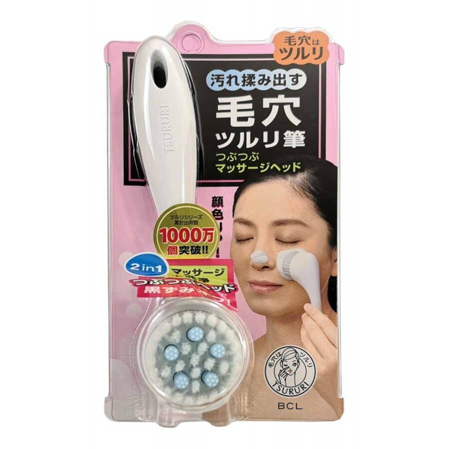 BCL BCL Tsururi Massaging Pore Cleansing Brush, 1шт. Щеточка массажная для очищения пор
