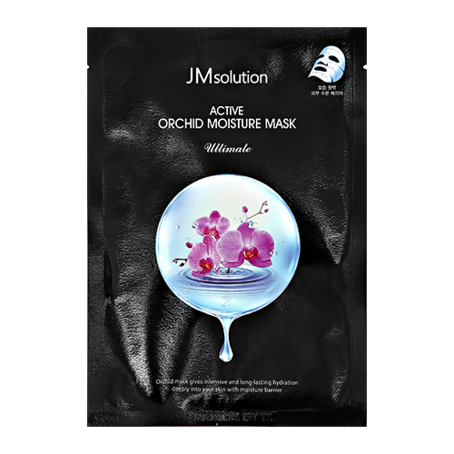 JM SOLUTION JMsolution Active Orchid Moisture Mask Ultimate, 30мл. Маска для лица тканевая антиоксидантная с экстрактом орхидеи