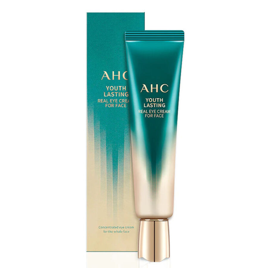 AHC AHC Youth Lasting Real Eye Cream For Face, 30мл. Крем для лица и глаз антивозрастной с пептидами