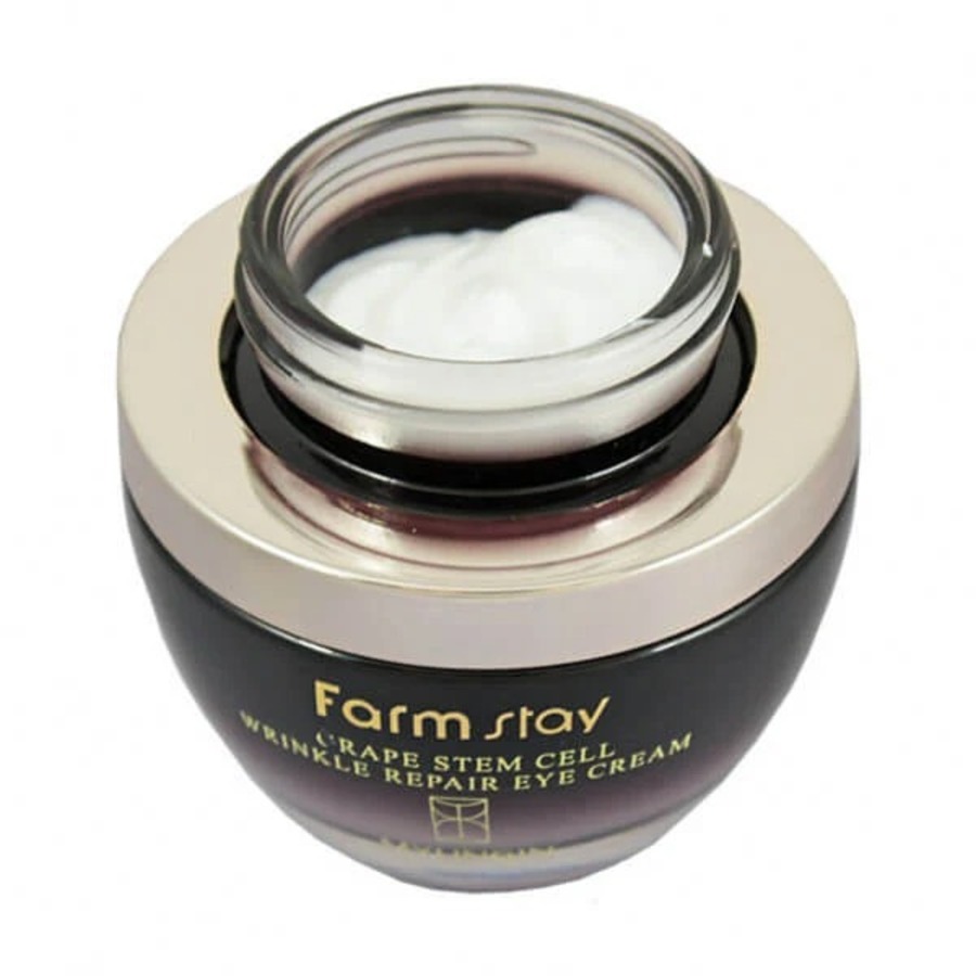 FARMSTAY Myungin Grape Stem Cell Wrinkle Repair Eye Cream, 50мл. FarmStay Крем для век со стволовыми клетками винограда