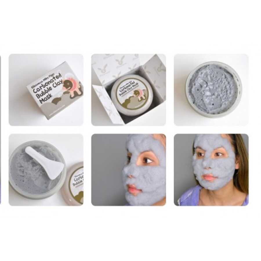 ELIZAVECCA Milky Piggy Carbonated Bubble Clay Mask, 100мл. Маска для очищения кожи лица глиняно-пузырьковая