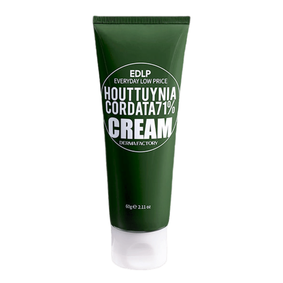 DERMA FACTORY Houttuynia Cordata 71% Cream, 60г Крем для лица с экстрактом цветка хауттюйнии