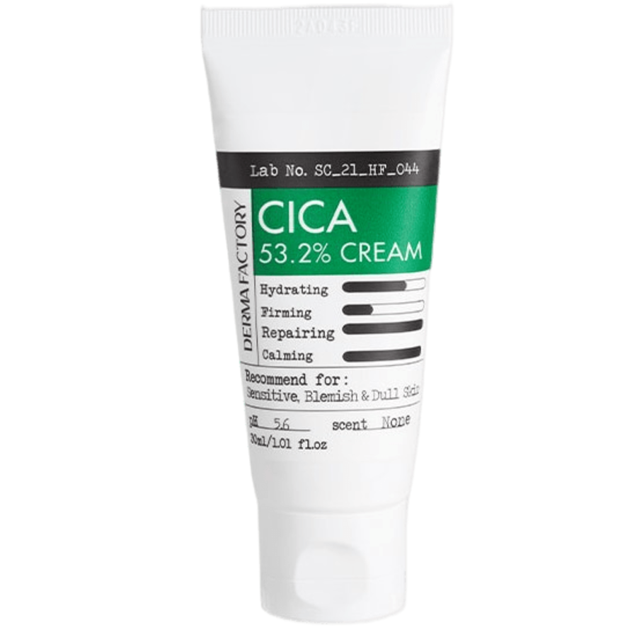 DERMA FACTORY Cica 53.2% Cream, 30мл Крем для лица с экстрактом центеллы