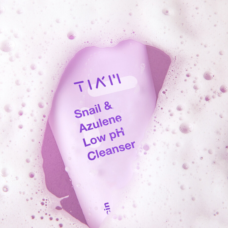 TIAM Snail & Azulene Low PH Cleanser, 200мл TIAM Гель для умывания с муцином улитки и азуленом