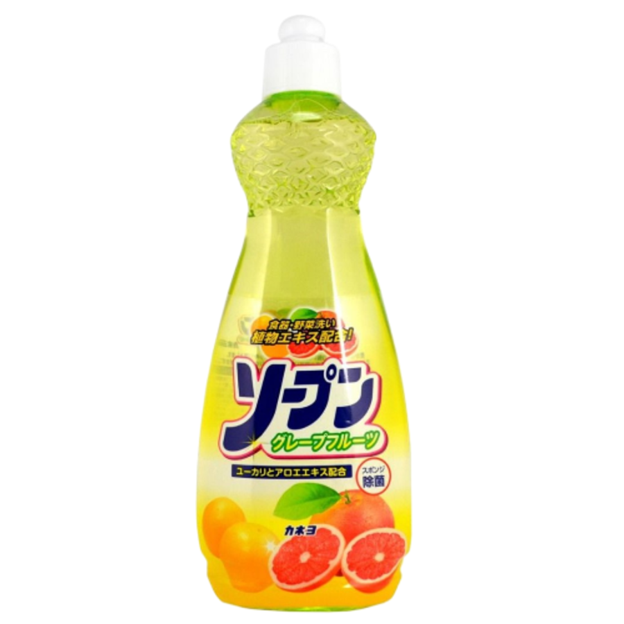 KANEYO Kaneyo Жидкость для мытья посуды овощей и фруктов грейпфрут о/б, 600мл