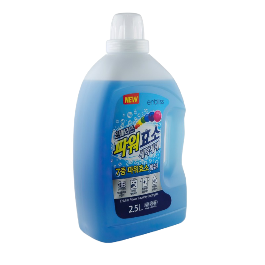 Enbliss (HB Global) Liquid Laundry Detergent, 2,5л Средство для стирки жидкое для всей семьи "Сила 7 ферментов"