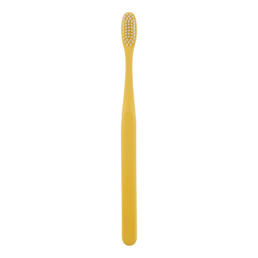 DENTAL CARE Dental Care Nano Silver Pectrum Toothbrush, 1шт Щетка зубная c наночастицами серебра и сверхтонкой двойной щетиной, средней жесткости и мягкой, цвет пастельный желтый