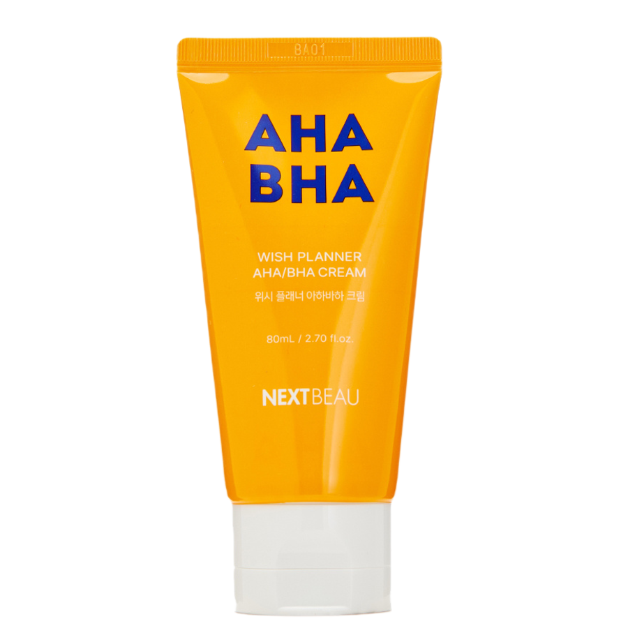 NEXTBEAU Wish Planner AHA/BHA Cream, 80мл Крем с AHA/BHA кислотами для проблемной кожи