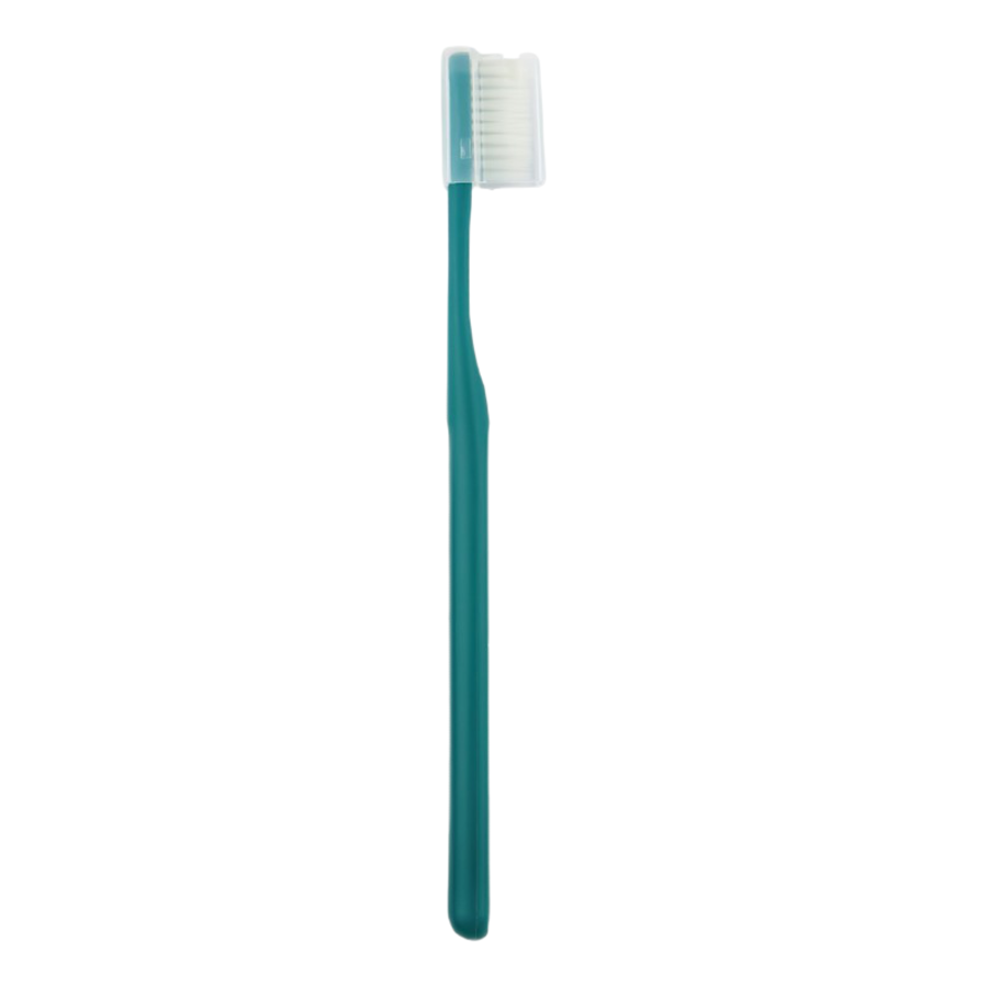DENTAL CARE Dental Care Nano Silver Pectrum Toothbrush, 1шт Щетка зубная c наночастицами серебра и сверхтонкой двойной щетиной, средней жесткости и мягкой, цвет сине-зеленый