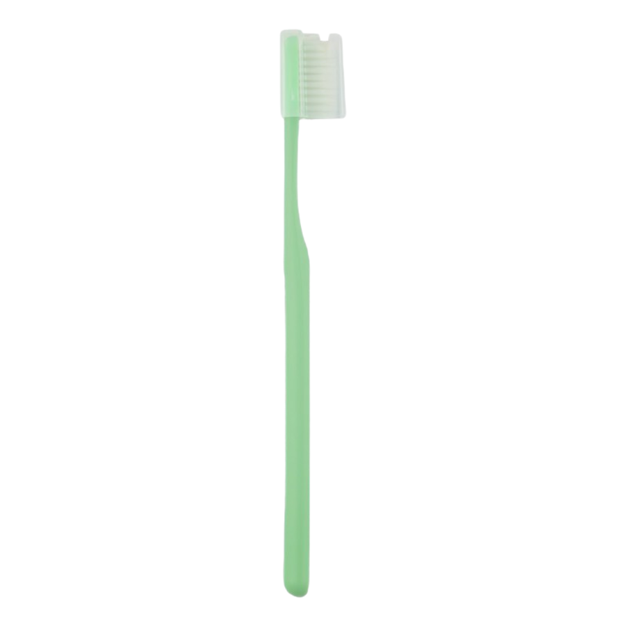 DENTAL CARE Dental Care Nano Silver Pectrum Toothbrush, 1шт Щетка зубная c наночастицами серебра и сверхтонкой двойной щетиной, средней жесткости и мягкой, цвет зеленый селадон
