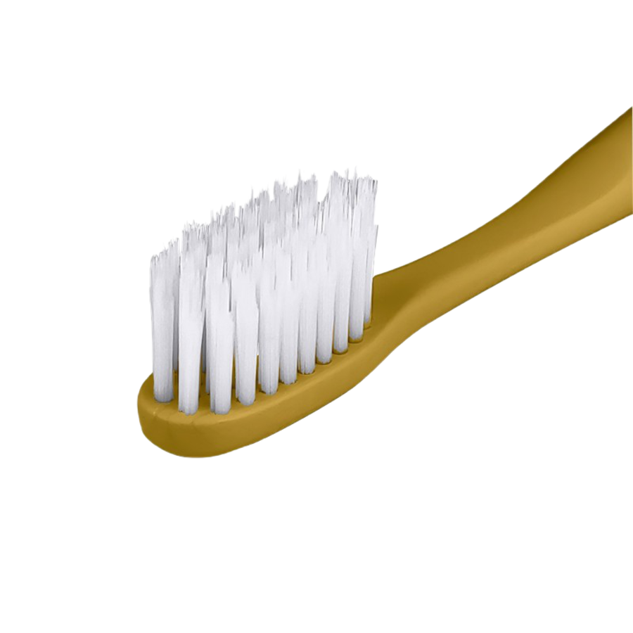 DENTAL CARE Dental Care Nano Silver Pectrum Toothbrush, 1шт Щетка зубная c наночастицами серебра и сверхтонкой двойной щетиной, средней жесткости и мягкой, цвет бежевый