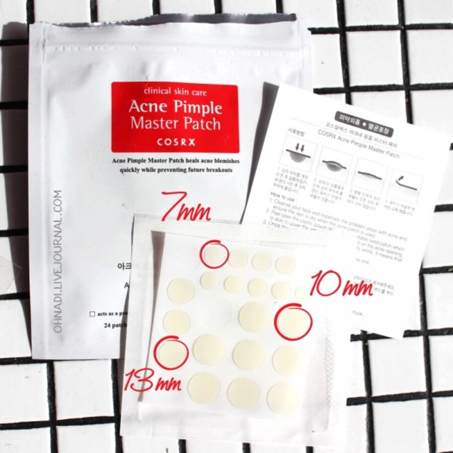 COSRX Acne Pimple Master Patch, 24шт Патчи против акне прозрачные