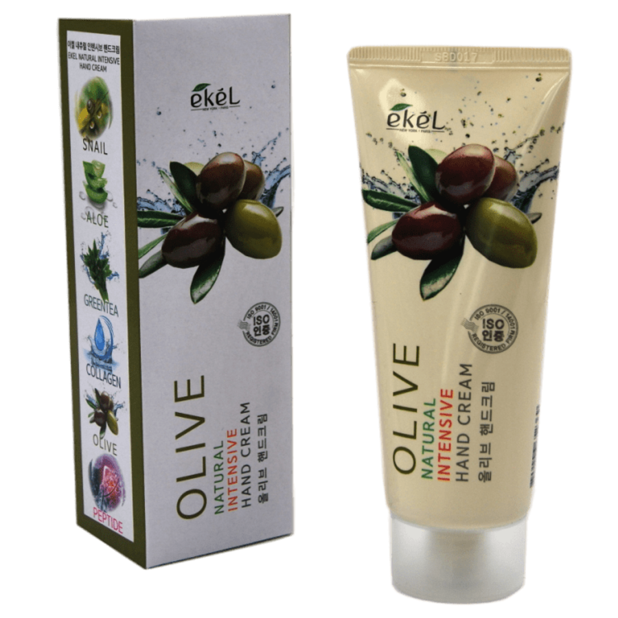 EKEL Hand Cream Intensive Olive, 100мл Крем для рук интенсивный с оливой
