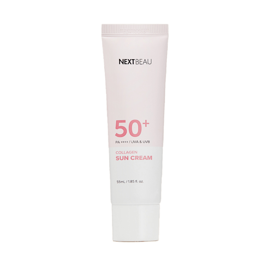 NEXTBEAU Collagen Sun Cream SPF 50+ PA++++, 55мл Крем солнцезащитный с коллагеном омолаживающий