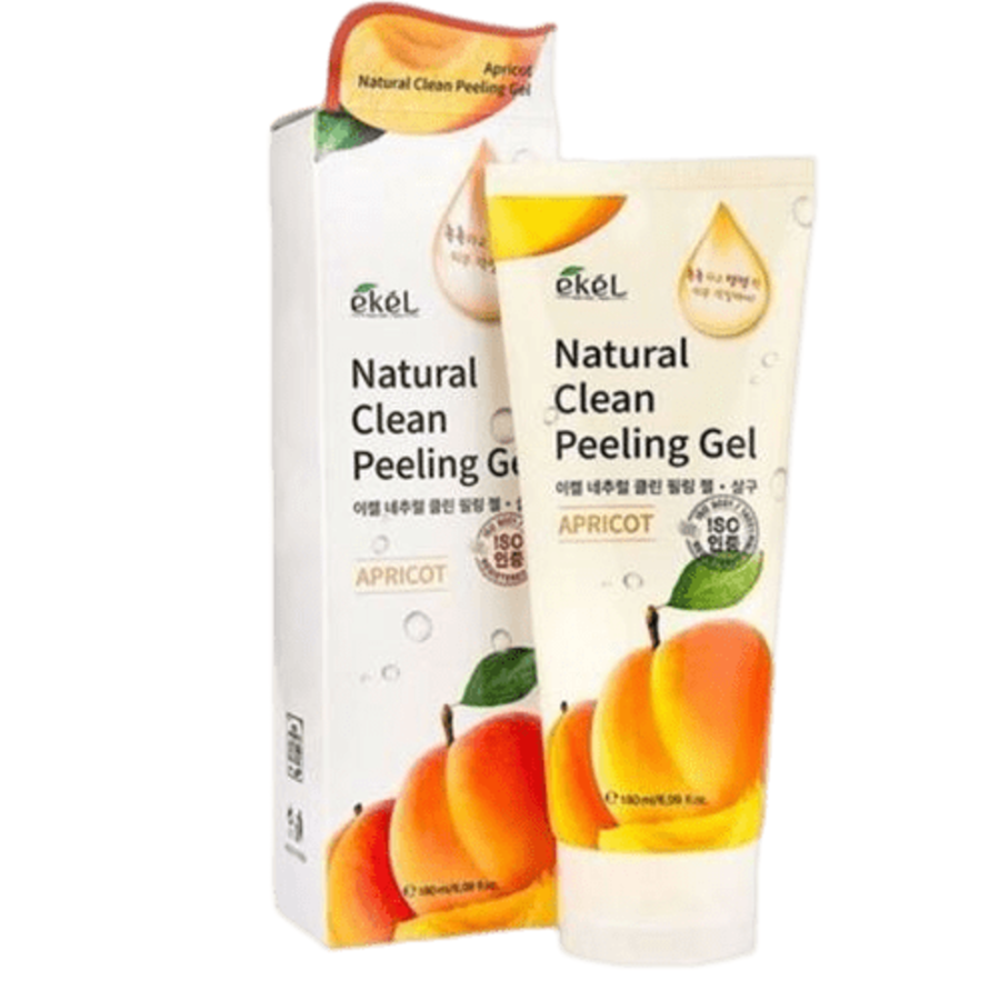 EKEL Natural Clean Peeling Gel Apricot, 180мл Пилинг-скатка с экстрактом абрикоса