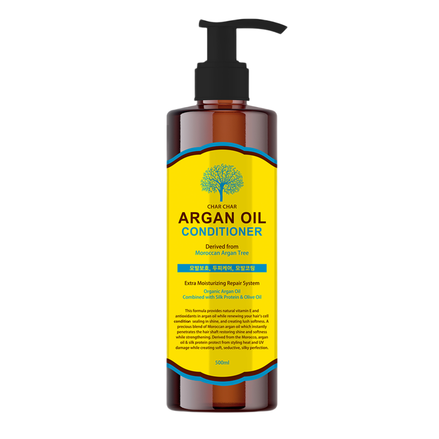 CHAR CHAR Argan Oil Conditioner, 500мл Кондиционер для волос с аргановым маслом
