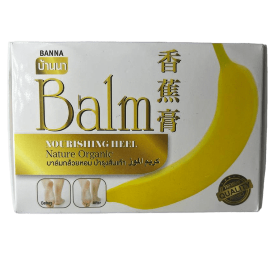 BANNA Nature Organic, 6 шт*25 гр Бальзам для стоп питающий с экстрактом банана