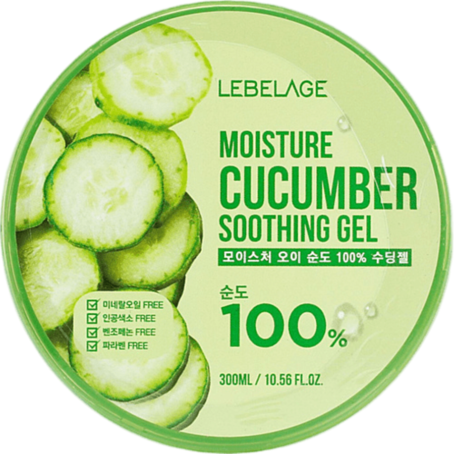 LEBELAGE Гель для лица и тела успокаивающий с экстрактом огурца - Moisture cucumber soothing gel, 300мл