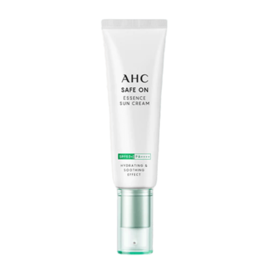 AHC Safe On Essence Sun Cream SPF50+ PA++++, 50мл Крем солнцезащитный с экстрактом центеллы