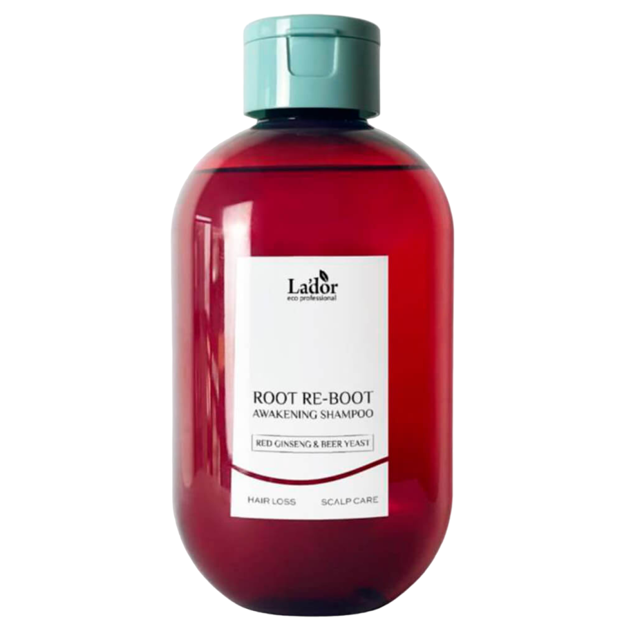 LA'DOR Root Re-Boot Awakening Shampoo, 300мл Шампунь для волос с женьшенем и пивными дрожжами