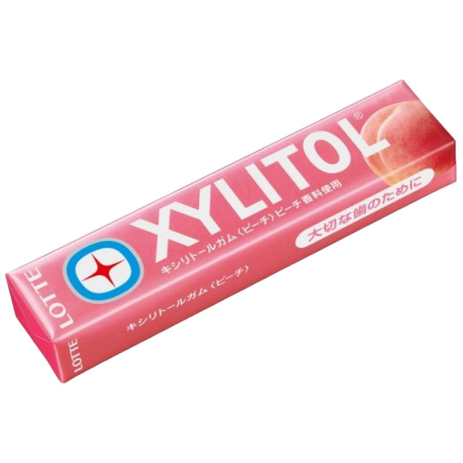 LOTTE Xylitol, 21г Резинка жевательная со вкусом персика