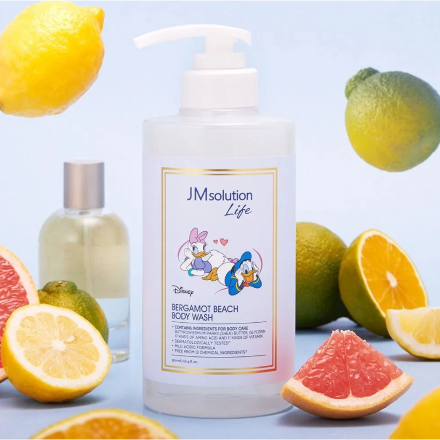 JM SOLUTION Life Disney Bergamot Beach Body Wash, 500мл JMsolution Гель для душа с экстрактом бергамота