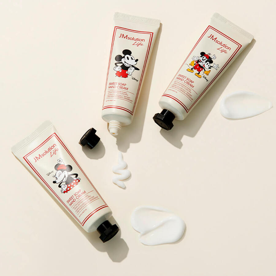 JM SOLUTION Life Disney Sweet Soap Hand Cream, 50мл*3шт JMsolution Набор кремов для рук с пудровым ароматом