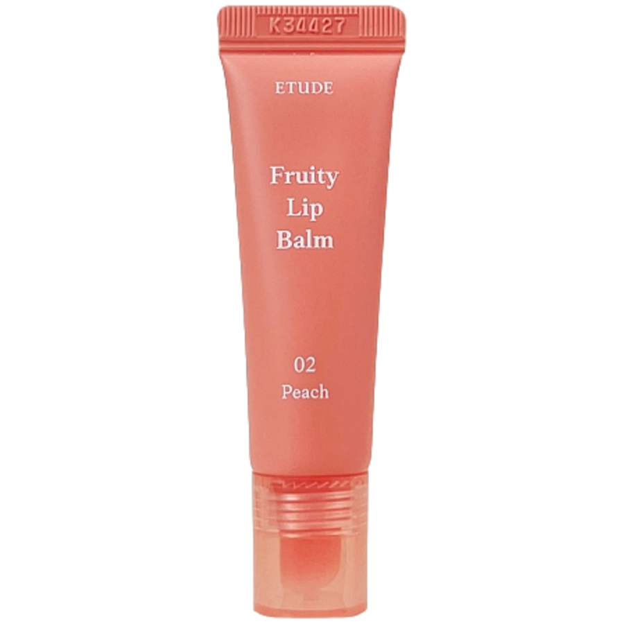 ETUDE Fruity Lip Balm Peach, 10г Etude House Блеск-бальзам для губ №02 персик