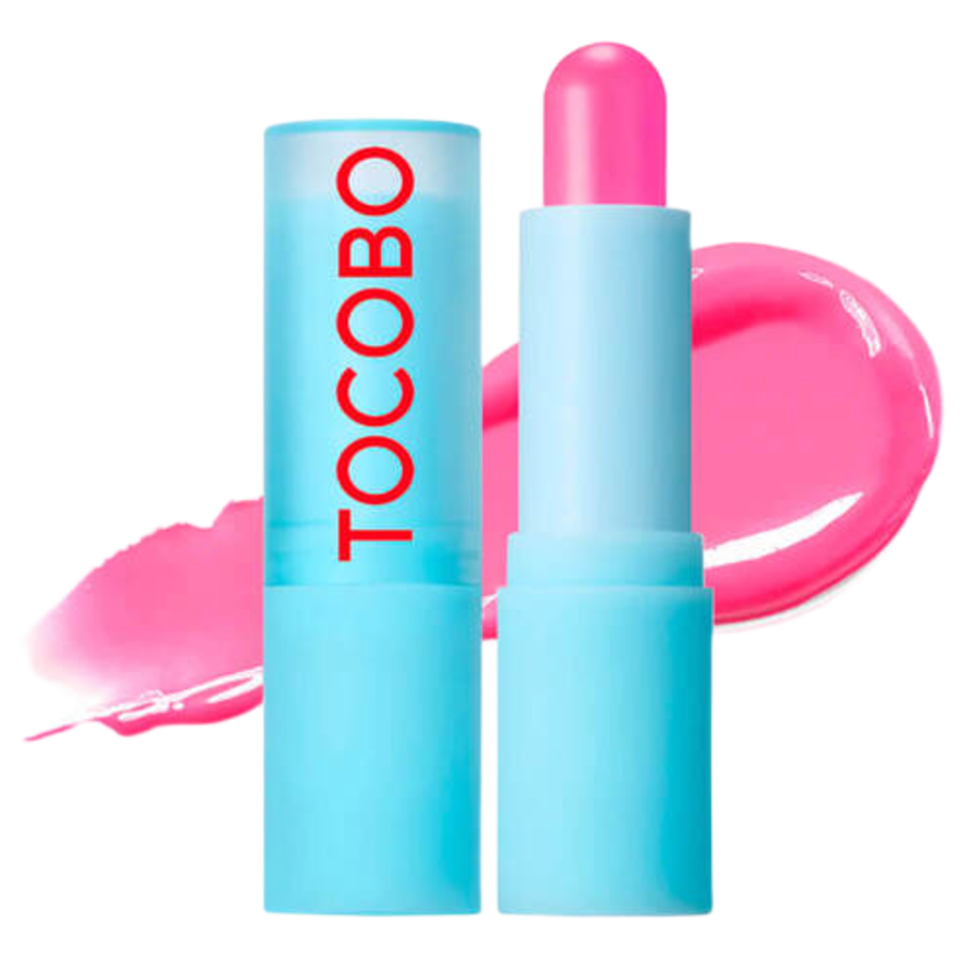 TOCOBO Glass Tinted Lip Balm, 3.5г Бальзам для губ увлажняющий оттеночный 012 Better pink