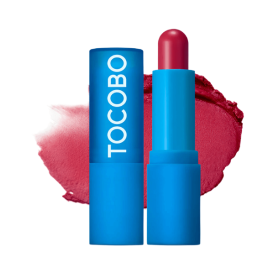 TOCOBO Glass Tinted Lip Balm, 3.5г Бальзам для губ увлажняющий оттеночный 031 Rose burn