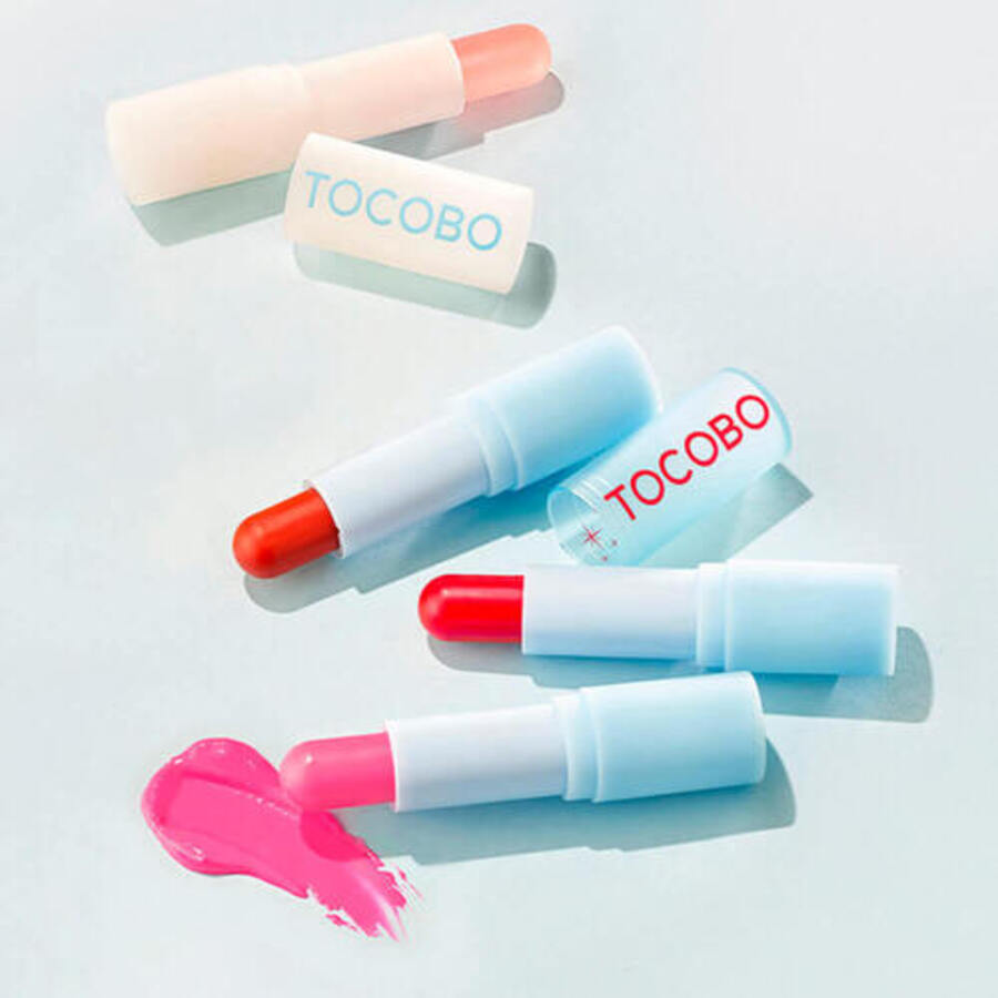 TOCOBO Glow Ritual Lip Balm, 3,5г Tocobo Бальзам для губ увлажняющий оттеночный 001 Coral water