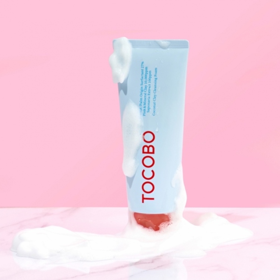 TOCOBO Coconut Lay Cleansing Foam, 150мл Tocobo Пенка для глубокого очищения с каламином