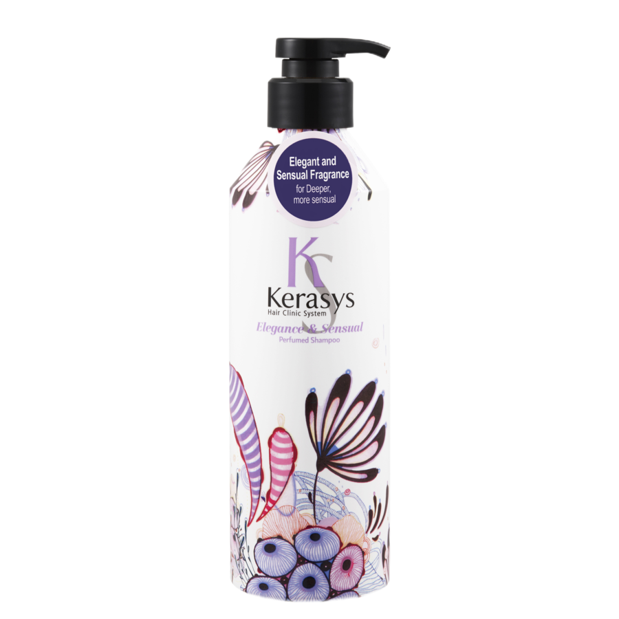 KERASYS Elegance&Sensual Parfumed Shampoo, 400мл Шампунь парфюмированный «элеганс»