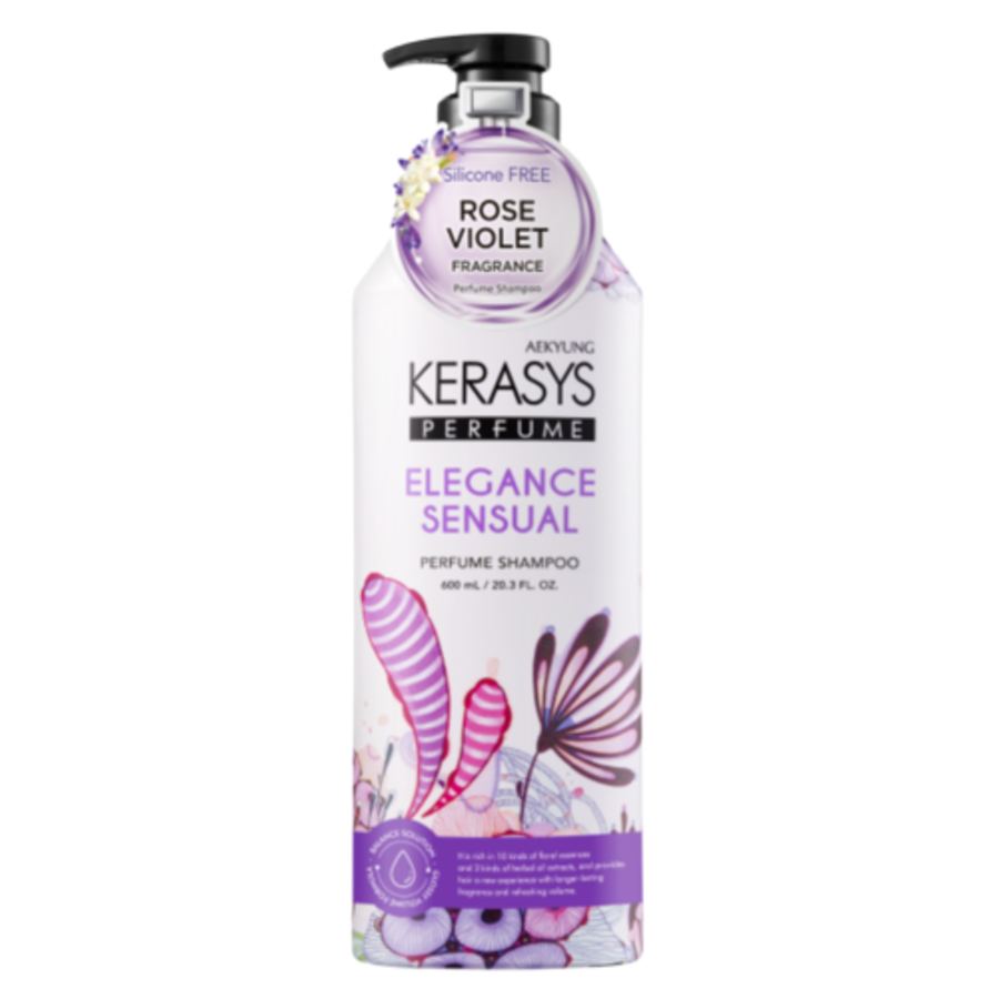 KERASYS Elegance&Sensual Parfumed Shampoo, 600мл KeraSys Шампунь парфюмированный «элеганс»