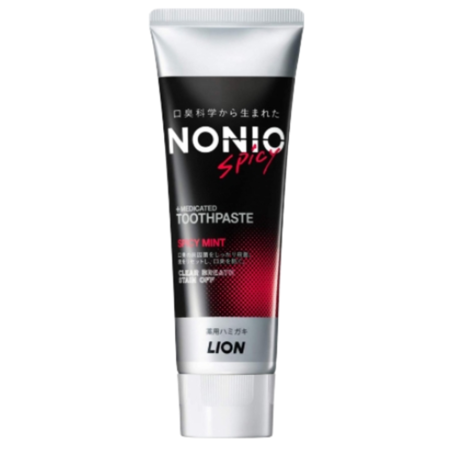 LION Nonio clear spicy mint, 130г Lion Паста зубная комплексного действия, аромат мяты и пряностей