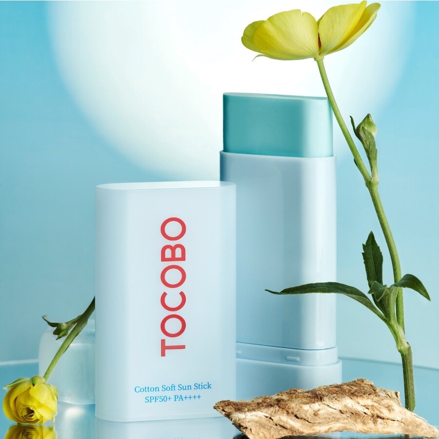 TOCOBO Tocobo Крем-стик для лица себорегулирующий солнцезащитный - Cotton soft sun stick SPF50+ PA++++, 19г