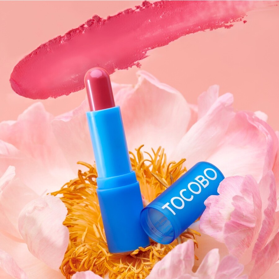 TOCOBO Glass Tinted Lip Balm, 3.5г Tocobo Бальзам для губ увлажняющий оттеночный 032 Rose petal