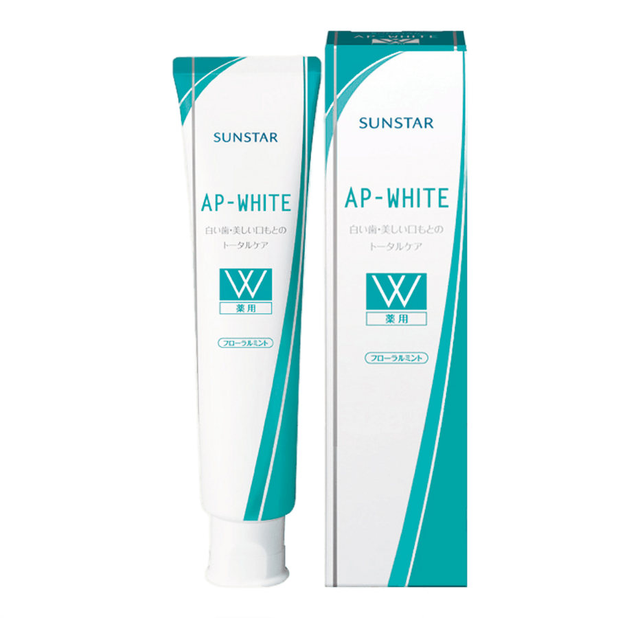 SUNSTAR AP-White Floral Mint, 110г Sunstar Паста зубная комплексного действия 5 в 1, вкус цветочной мяты