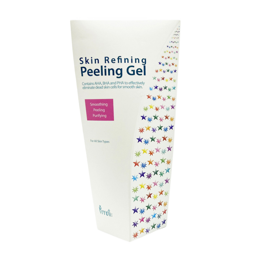 PRRETI Skin Refining Peeling Gel, 100г Prreti Пилинг-скатка для лица с комплексом кислот