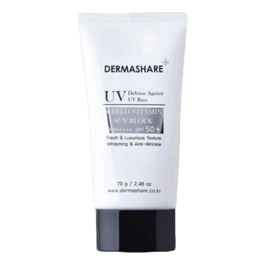 DERMASHARE UV Shield Sun Block, 70г Dermashare Эмульсия солнцезащитная с комплексом витаминов SPF50+ PA++++