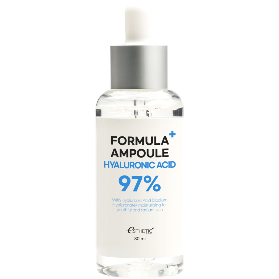 ESTHETIC HOUSE Formula Ampoule Hyaluronic Acid, 80мл. Сыворотка для лица увлажняющая с 97% гиалуроновой кислотой
