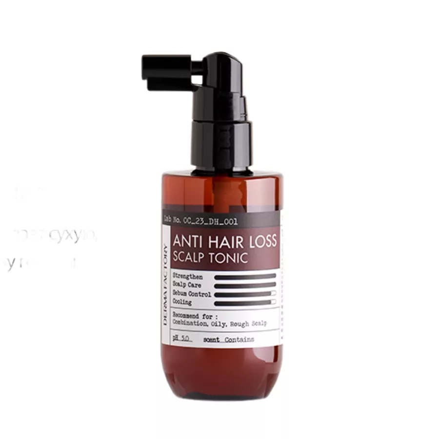 DERMA FACTORY Anti Hair Loss Scalp Tonic, 100мл Derma Factory Мист-тоник для кожи головы против выпадения волос